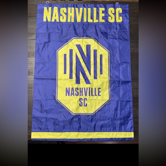 Nashville SC Applique Banner Flag Double Sided Nashville TN Soccer Club - Picture 1 of 8